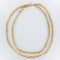 Collier Sautoir ancien or lisse et ciselé 58 Facettes 20-174