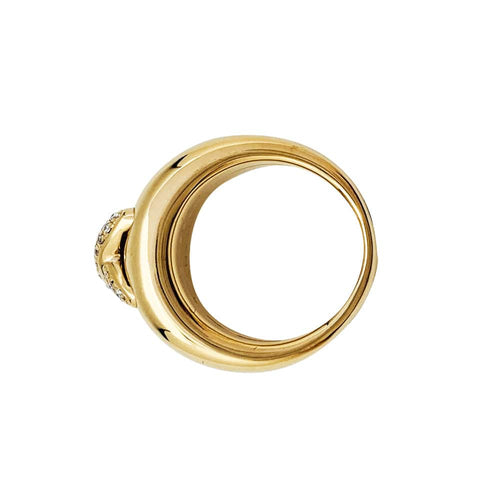 Bague 54 Bague Chaumet, "Liens", or jaune et diamants. 58 Facettes 30257