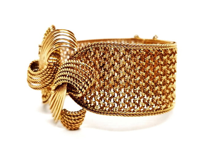 Bracelet Bracelet Manchette Or jaune 58 Facettes 1132925CN