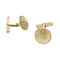 Boutons de manchette Boutons de manchette en or jaune et diamants. 58 Facettes 30028