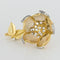Broche Broche ancienne rose articulée et diamants 58 Facettes 00-136