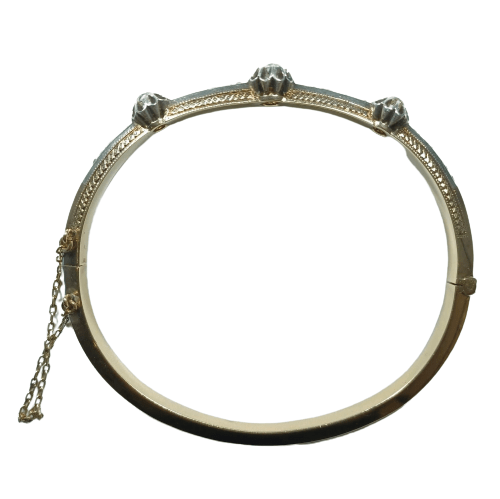 Bracelet Bracelet jonc, diamants 58 Facettes 54