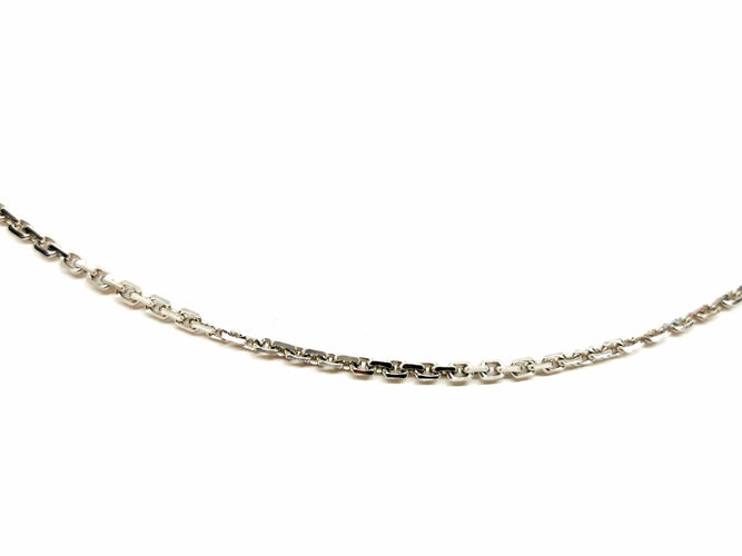 Collier Collier Maille forçat Or blanc 58 Facettes 1141231CD