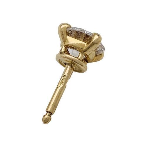 Boucles d'oreilles Puces d'oreilles Cartier en or jaune et diamants. 58 Facettes 29999