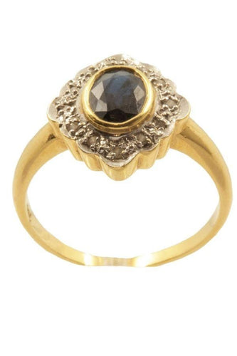 Bague 53 Bague moderne saphir 58 Facettes 2151