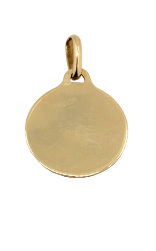 Pendentif Médaille Vierge au voile signée Augis 58 Facettes