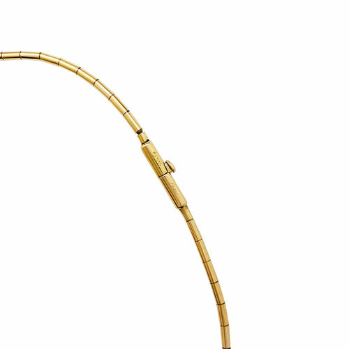 Collier Collier Cartier "Double C" en or jaune et diamants. 58 Facettes 30408