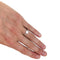 Bague 54 Bague solitaire en or blanc, diamant de 0,95 carat, D/VS2. 58 Facettes 29253