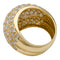 Bague 56 Bague triple jonc en or jaune et diamants. 58 Facettes 30526