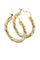 Boucles d'oreilles Créoles 2 ors 58 Facettes 30181