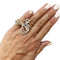 Bague 52 Bague Van Cleef & Arpels, "Double Noeud", or blanc, or rose, diamants. 58 Facettes 30614