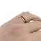 Bague 49 Alliance Boucheron "Quatre" en or rose et PVD chocolat. 58 Facettes 30310