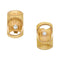 Boutons de manchette Boutons de manchettes "bambou" en or jaune et diamants, 1970. 58 Facettes 28588