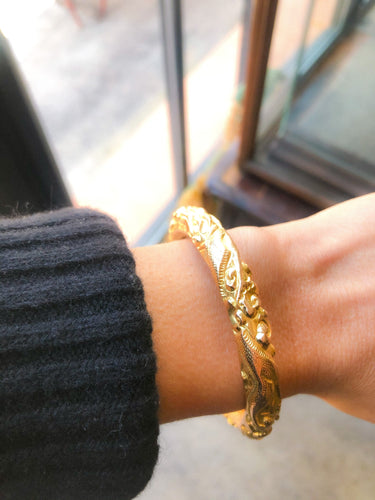 Bracelet Jonc rigide or rose 58 Facettes 0