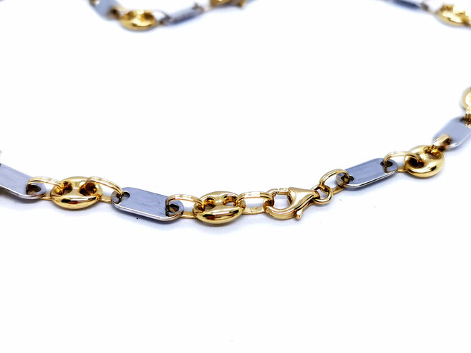 Collier Collier Grain de café Or jaune 58 Facettes 851001CN