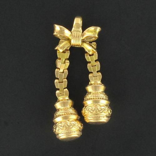 Pendentif Pendentif nœud et pampilles en or 58 Facettes 17-119
