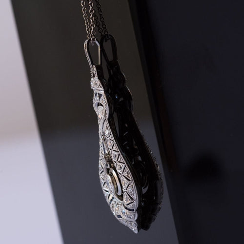 Pendentif Pendentif ancien diamants et perles 58 Facettes 05-103-1728427