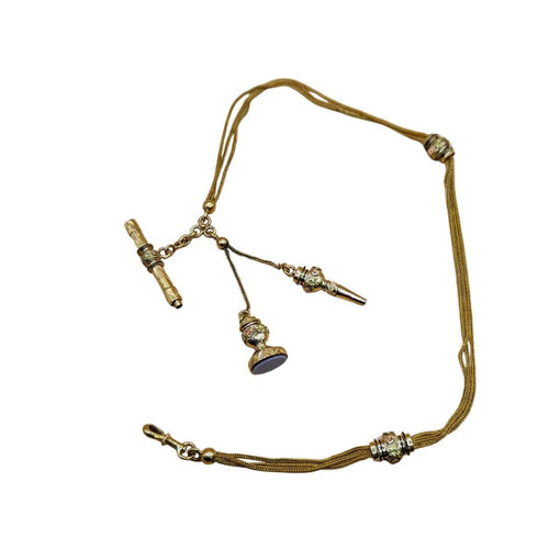 Collier Chaîne giletière en or 58 Facettes