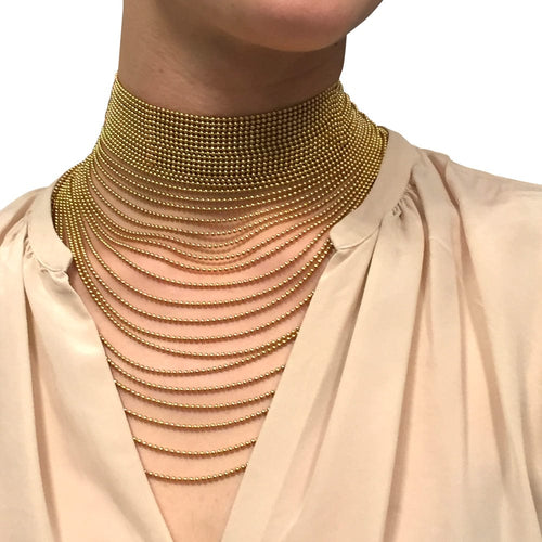 Collier Collier Cartier, modèle "Paris Nouvelle Vague Cartier" en or jaune. 58 Facettes 28151