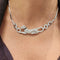 Collier Collier Cartier "Panthère" en or blanc, diamants, émeraude et onyx. 58 Facettes 29385