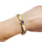 Bracelet Bracelet Van Cleef & Arpels "St Germain" en or jaune, améthystes et nacres. 58 Facettes 30289