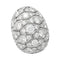 Bague 51 Bague Cartier "Serpentine" en platine et diamants. 58 Facettes 29166-1