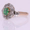Bague 53 Bague ancienne pompadour émeraude diamants 58 Facettes 19-528-48