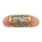 Bague 46 Bague Van Cleef et Arpels "Philippine" en or jaune, corail rose et diamants. 58 Facettes 25908-1
