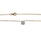 Collier Collier solitaire diamant 1,04 carat en or rose. 58 Facettes 30422