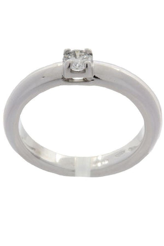 Bague 51 Solitaire diamant 0.22 carat 58 Facettes 29251
