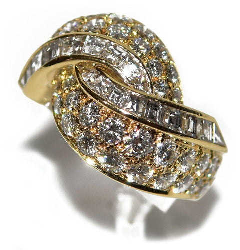 Bague bague or jaune diamant princesse 58 Facettes 0