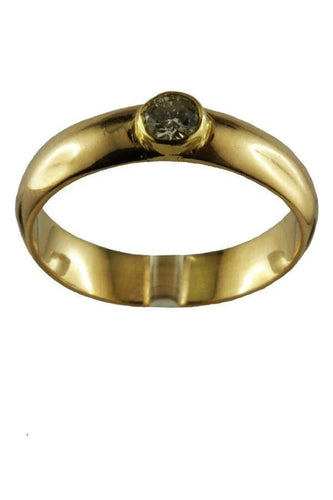 Bague 52 Solitaire moderne 0.20 carat 58 Facettes 22361