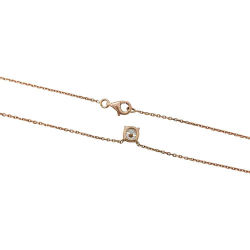 Collier Pendentif en or rose, diamant. 58 Facettes 29313
