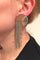 Boucles d'oreilles Boucles d'oreilles Erté, collection "Cascade", en or rose et argent, diamants. 58 Facettes 25407