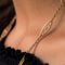 Collier Sautoir filigrané ancien or rose 58 Facettes 20-219
