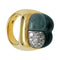 Bague 50 Bague Pomellato, "Mosaïco", or jaune et blanc, aigue-marines, diamants. 58 Facettes 30574