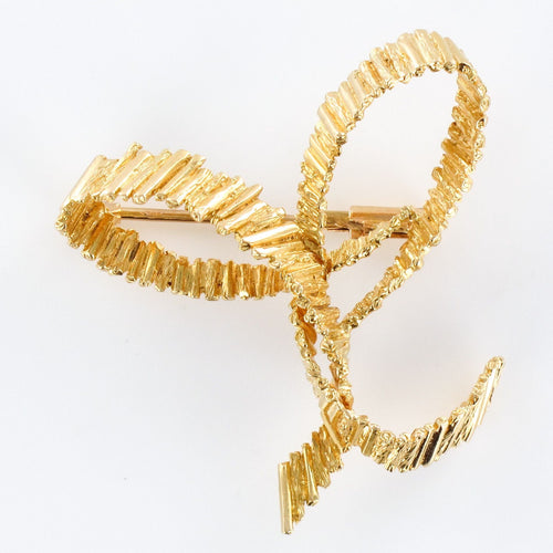 Broche Broche noeud or jaune 58 Facettes 20-235