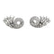 Boucles d'oreilles Boucles d'oreilles clips en or blanc et platine, diamants. 58 Facettes 30466