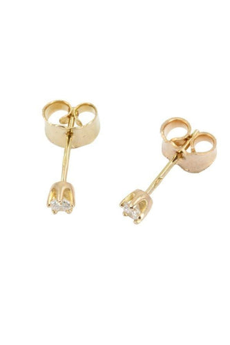Boucles d'oreilles Clous diamants 0.05 carat 58 Facettes 33391