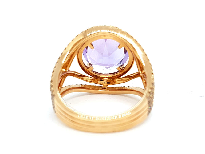 Bague 52 Etername Bague Eternelle Or jaune Améthyste 58 Facettes 06149CD