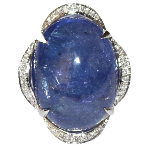 Bague Bague TANZANITE et Diamants 58 Facettes 357