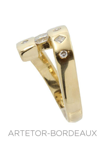Bague 51 Bague moderne diamants 58 Facettes 29231
