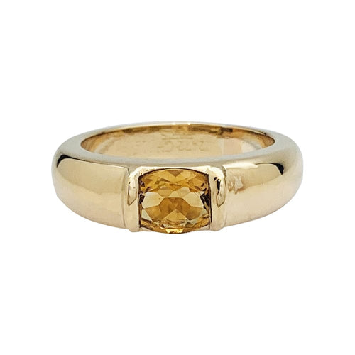 Bague 59 Bague Chaumet en or jaune et citrine. 58 Facettes 30461