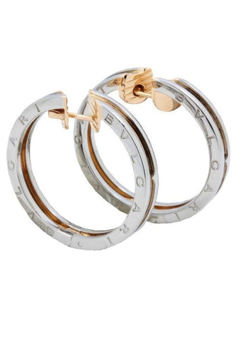 Boucles d'oreilles Créoles Bulgari B-Zéro1 58 Facettes 31191