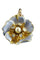 Pendentif Pendentif fleur émail et diamants 58 Facettes 16551