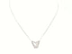Collier Collier Chaîne + pendentif Or blanc Diamant 58 Facettes 06168CD