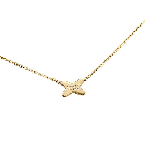 Collier Collier Chaumet, "Liens", or jaune et diamants. 58 Facettes 30435