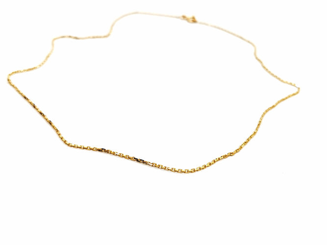 Collier Collier Maille forçat Or jaune 58 Facettes 1167339CN