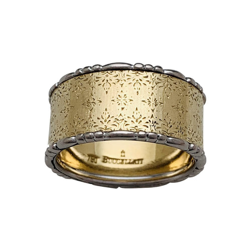 Bague 54 Bague Buccellati en or jaune et blanc. 58 Facettes 29952