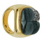 Bague 50 Bague Pomellato, "Mosaïco", or jaune et blanc, aigue-marines, diamants. 58 Facettes 30574
